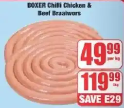 Boxer Boxer Chili Chicken & Beef Braaiwors offer
