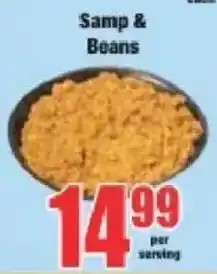 Boxer Samp & Beans offer