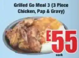 Boxer Grilled Go Meal 3 Chicken, Pap & Gravy offer