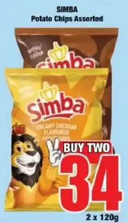 Boxer Simba Potato Chips Assorted offer
