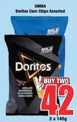 Boxer Simba Doritos Corn Chips Assorted offer