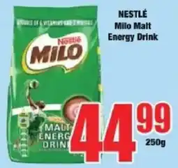 Boxer Nestlé Milo Malt Energy Drink offer