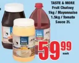 Boxer Taste & More Fruit Chutney/ Mayonnaise/ Tomato Sauce offer