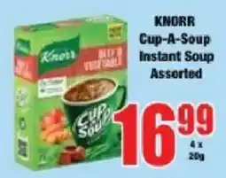 Boxer Knorr Cup-A-Soup Instant Soup Assorted offer