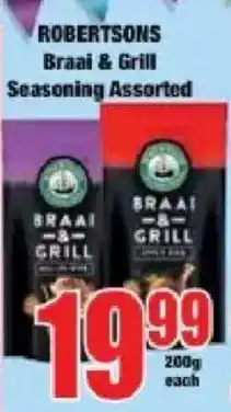 Boxer Robertsons Braai & Grill Seasoning Assorted offer
