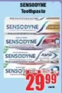 Boxer Sensodyne Toothpaste offer