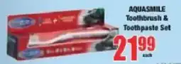 Boxer Aquasmile Toothbrush & Toothpaste Set offer