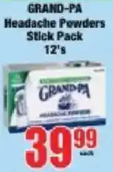 Boxer Grand-pa Headache Powders Stick Pack offer