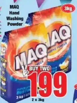 Boxer Maq Hand Washing Powder offer