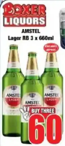 Boxer Amstel Lager RB offer