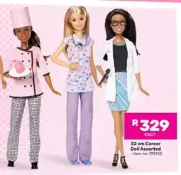 Game 32 cm Career Doll Assorted offer