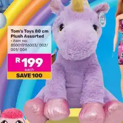 Game Tom's Toys 80 cm Plush Assorted offer