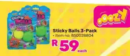Game Sticky Balls 3-Pack offer