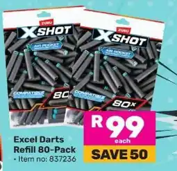 Game Excel Darts Refill 80-Pack offer