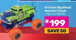 Game Friction Big Wheel Monster Truck offer
