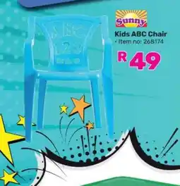 Game Sunny Kids ABC Chair offer