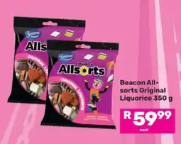 Game Beacon All-sorts Original Liquorice 350 g offer