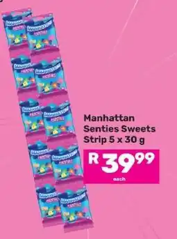 Game Manhattan Senties Sweets Strip 5 x 30 g offer