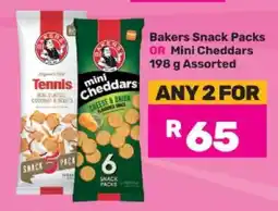 Game Bakers Snack Packs OR Mini Cheddars offer