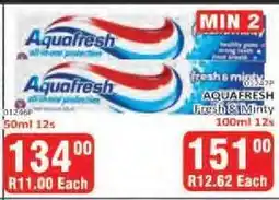 KitKat Cash and Carry AQUAFRESH Fresh & Minty offer