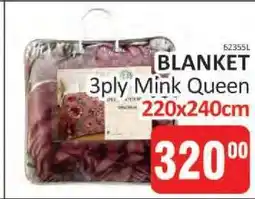 KitKat Cash and Carry BLANKET 3ply Mink Queen offer