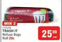 KitKat Cash and Carry TRASH IT Refuse Bags offer