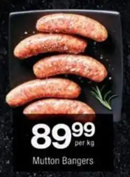 Checkers Mutton Bangers offer