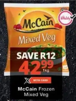 Checkers McCain Frozen Mixed Veg offer