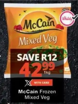 Checkers McCain Frozen Mixed Veg offer