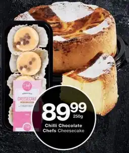 Checkers Chilli Chocolate Chefs Cheesecake offer