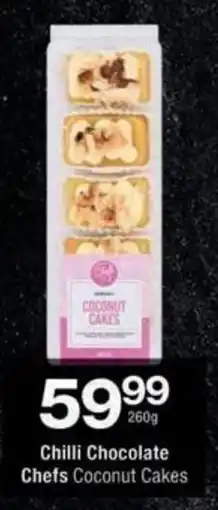 Checkers Chilli Chocolate Chefs Coconut Cakes offer
