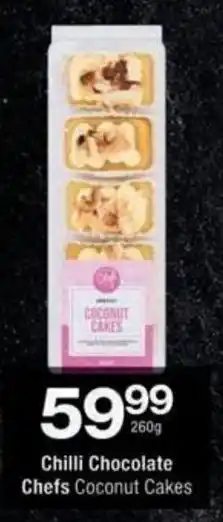 Checkers Chilli Chocolate Chefs Coconut Cakes offer