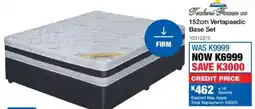 OK Furniture Vertapaedic Base Set offer