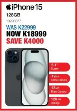 OK Furniture iPhone 15 128GB offer