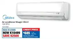 OK Furniture Midea Air conditioner Msagb-12hrn1 offer