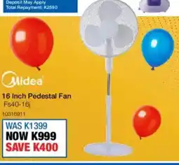 OK Furniture Midea 16 Inch Pedestal Fan offer