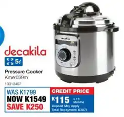 OK Furniture Decakila Pressure Cooker offer