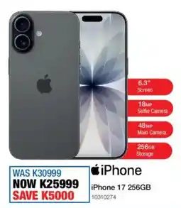 OK Furniture iPhone iPhone 17 256GB offer