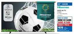 OK Furniture Hisense 65" QLED 4K TV offer