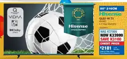 OK Furniture Hisense 85" QLED 4K TV offer