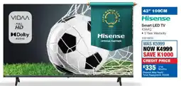 OK Furniture Hisense 43" Smart LED TV offer