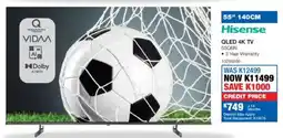 OK Furniture Hisense 55" QLED 4K TV offer