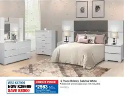 OK Furniture Britney Sabrina White offer