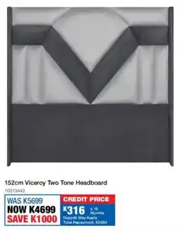 OK Furniture Viceroy Two Tone Headboard offer