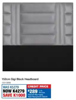OK Furniture Gigi Block Headboard offer