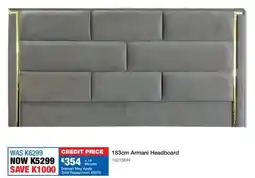 OK Furniture Armani Headboard offer