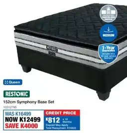 OK Furniture Restonic 152cm Symphony Base Set offer