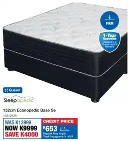OK Furniture Sleepapedic 152cm Econopedic Base Set offer