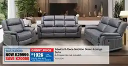 OK Furniture Edwina 5motion Brown Lounge Suite offer