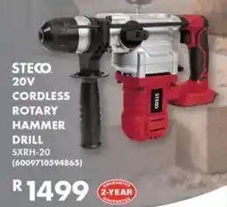 Build It Steco 20v Cordless Rotary Hammer Drill offer